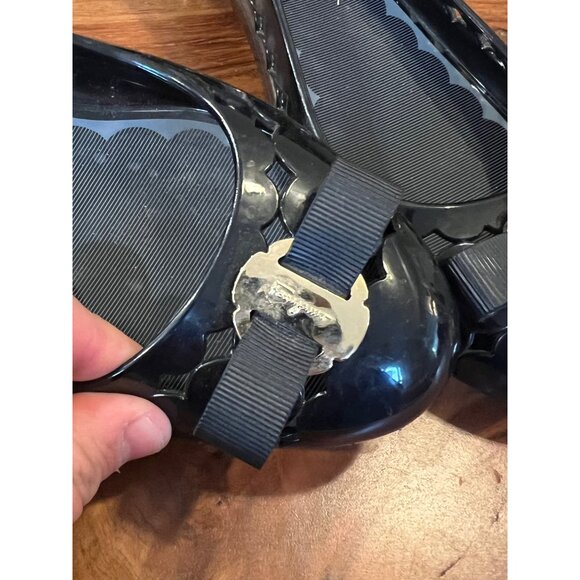 Salvatore Ferragamo Jelly black rubber Ballerinas‎ - Size 10 - Picture 6 of 9